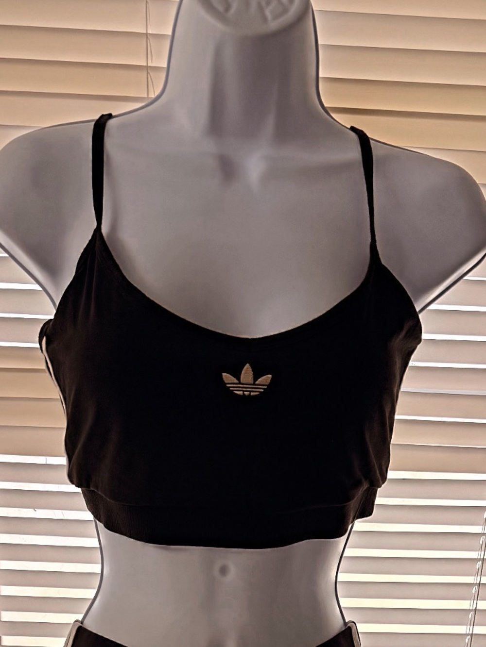 adidas Black Crop Top